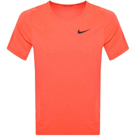 Nike Training Dri Fit Logo T Shirt Orange Mainline Menswear Denmark